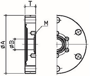 Zero length adaptor flange Zero length adaptor flange