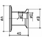 KF Reducer Flange NW16/10-R